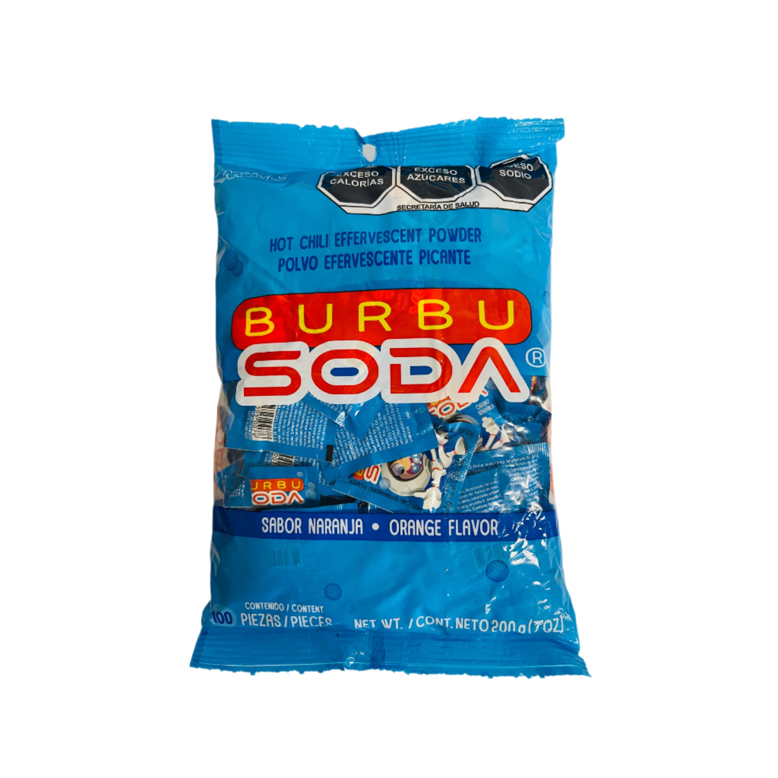 spicy orange flavored powder candy